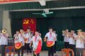 Học sinh trường THCS Tam Thanh hăng say tập luyện chuẩn bị cho tổng kết năm học