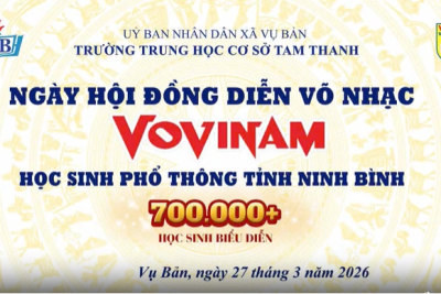 NGÀY HỘI ĐỒNG DIỄN VÕ NHẠC VOVINAM HỌC SINH PHỔ THÔNG TỈNH NINH BÌNH